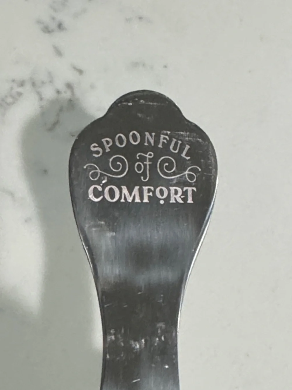 Spoonful of Comfort Ornate Stainless Steel Serving Ladle vintage